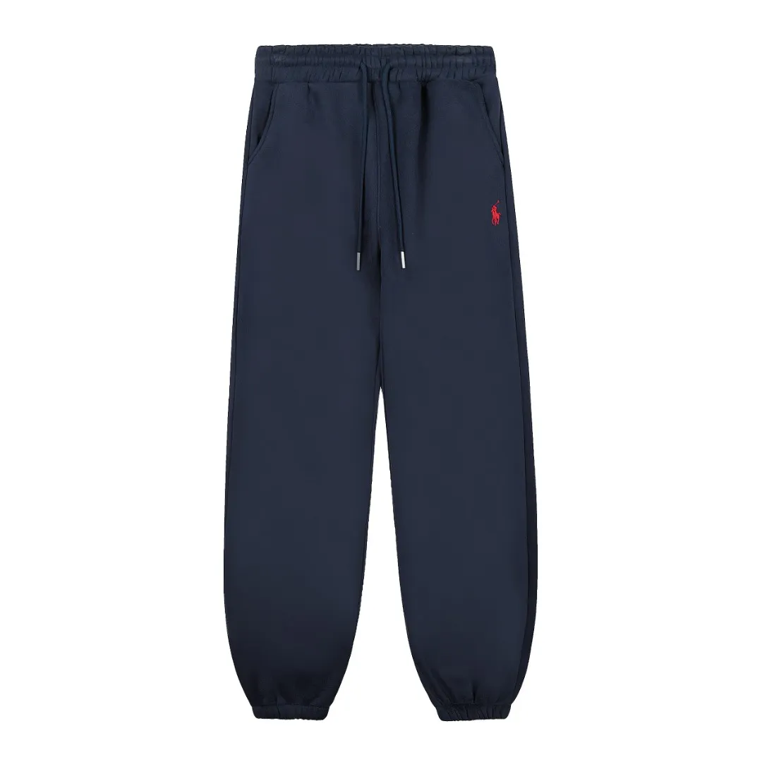P230 Top quality" Style number: T7005# [Ralph Lauren solid color pony embroidered logo thickened velvet legged trousers] ✅Ralph Lauren Ralph Lauren classic basic versatile unisex autumn and winter velvet legged trousers ✅Pure cotton high-gram velvet thickened fabric The upper body is comfortable and warm ✅The version is restored to the original version The maximum size can be worn up to 180 pounds Loose, comfortable and stress-free ✅The upper body is simple and easy to wear ootd must-have. Good-looking clothes are never picky. A must-have in couples’ wardrobes. Size: S-XL. Color: Black, Gray, Navy Khaki.